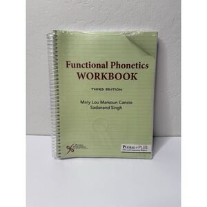 Functional Phonetics Workbook Spiral-bound Mary Lou Marsoun 4 CDs‎ College New